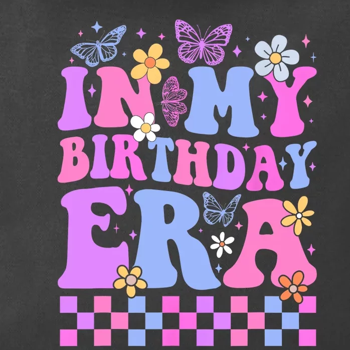 In My Birthday Era Retro Funny Bday Gifts Girl Zip Tote Bag