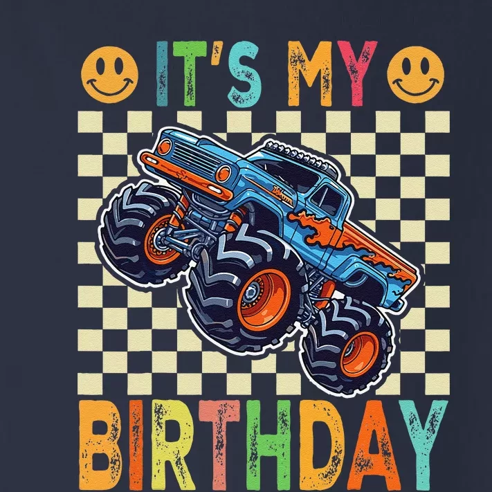 ItS My Birthday Monster Truck Car Gifts Birthday Toddler Long Sleeve Shirt