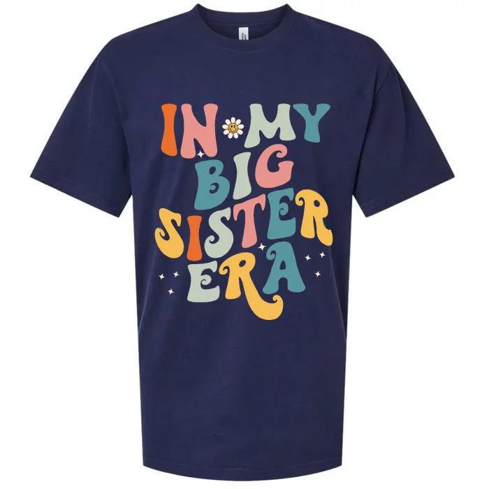 In My Big Sis Era Baby Girl Women Big Sister Sueded Cloud Jersey T-Shirt