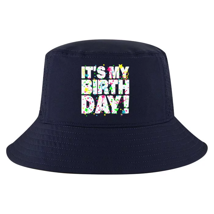 ItS My Birthday Teens Confetti Cool Comfort Performance Bucket Hat