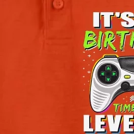 ItS My Birthday Boy Time To Level Up Video Game Gift Dry Zone Grid Performance Polo