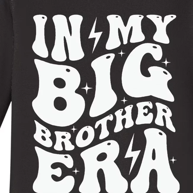 In My Big Brother Era Pregnancy Announcement For Brother Baby Long Sleeve Bodysuit