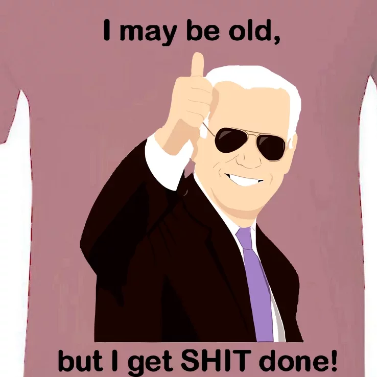 I May Be Old But I Get Shit Done V-Neck T-Shirt