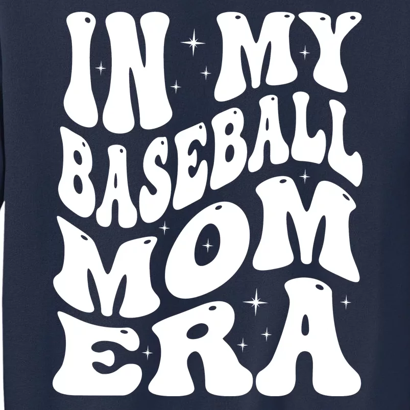 In My Baseball Mom Era Groovy Sport Sweatshirt