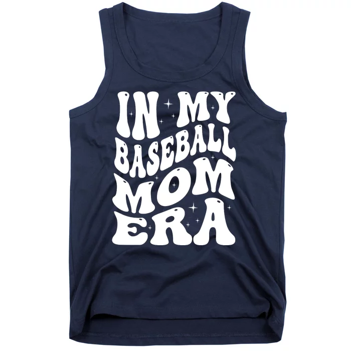 In My Baseball Mom Era Groovy Sport Tank Top