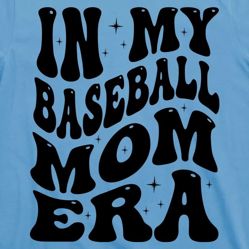 In My Baseball Mom Era Groovy Sport T-Shirt