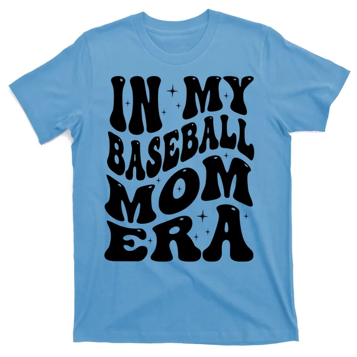 In My Baseball Mom Era Groovy Sport T-Shirt