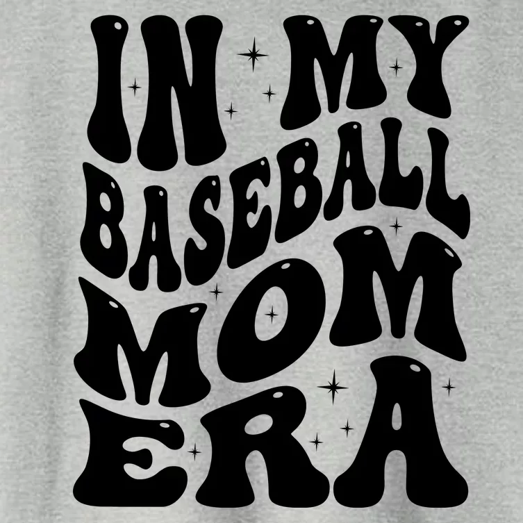 In My Baseball Mom Era Groovy Sport Women's Crop Top Tee