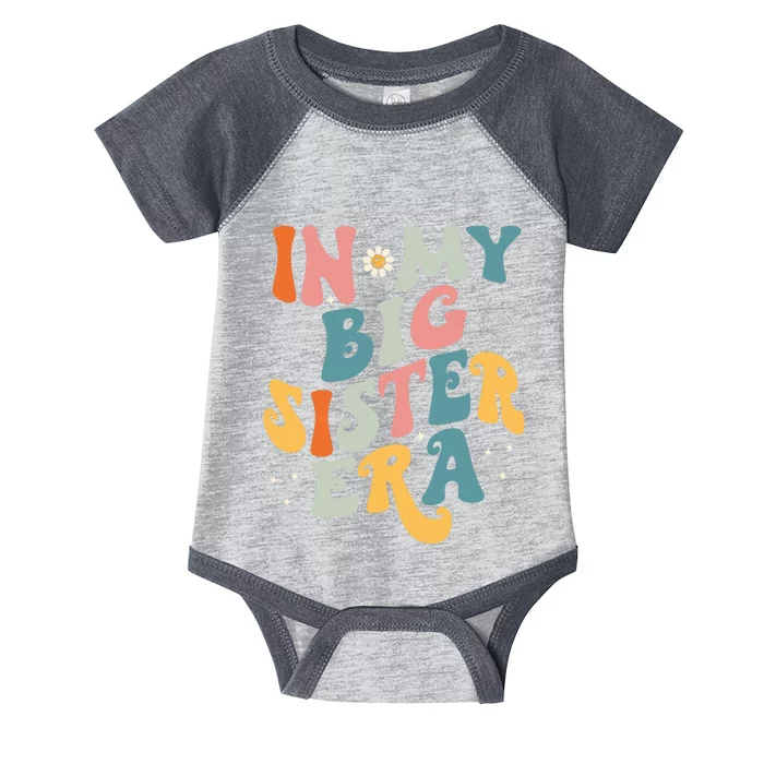 In My Big Sis Era Baby  Big Sister Infant Baby Jersey Bodysuit