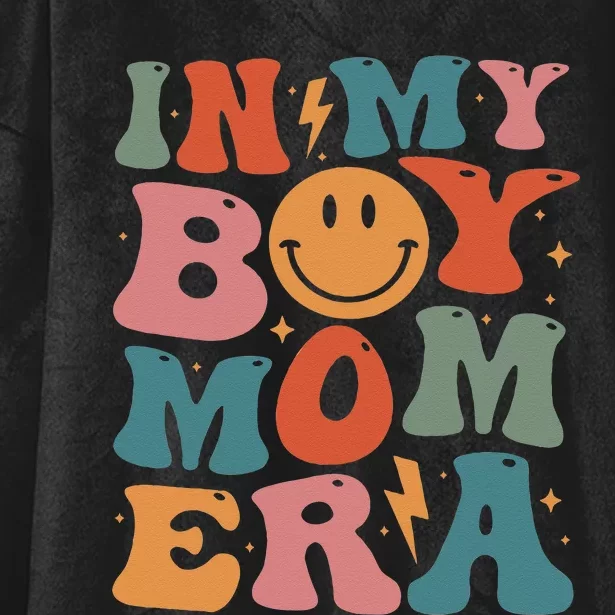 In My Boy Mom Era Hooded Wearable Blanket