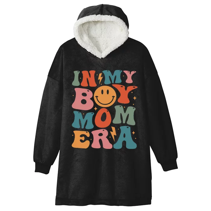 In My Boy Mom Era Hooded Wearable Blanket