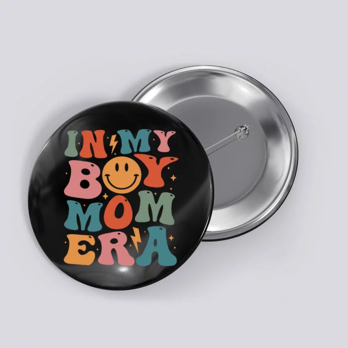 In My Boy Mom Era Button