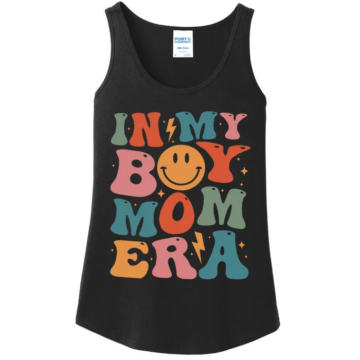 In My Boy Mom Era Ladies Essential Tank