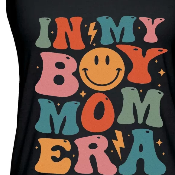 In My Boy Mom Era Ladies Essential Flowy Tank