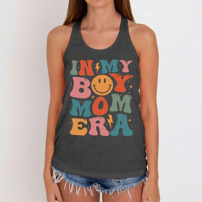 In My Boy Mom Era Women's Knotted Racerback Tank