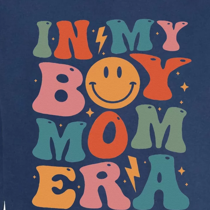 In My Boy Mom Era Garment-Dyed Sweatshirt