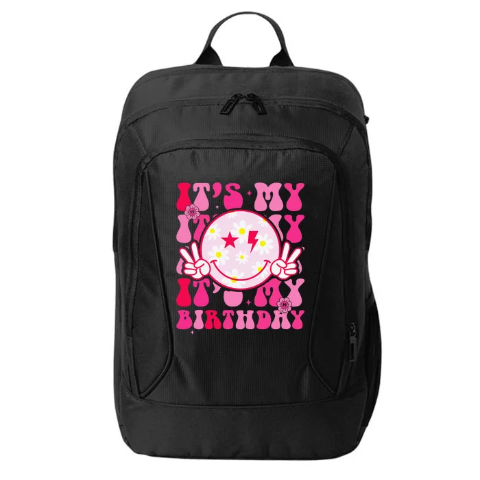 Its My Birthday Teens Bday Flower Groovy City Backpack