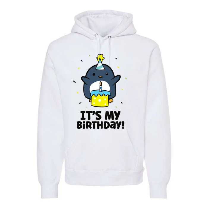 It's My Birthday! Cute Birthday Penguin Premium Hoodie