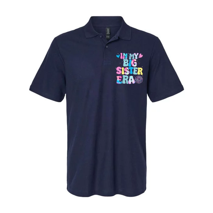 In My Big Sister Era Cute To Be A Big Sister Softstyle Adult Sport Polo