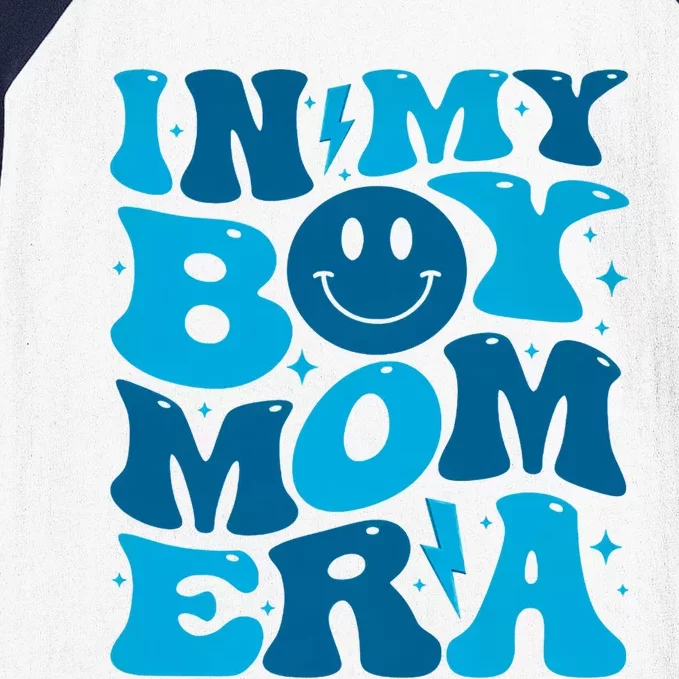 In My Boy Mom Era Boy Mom Club Funny Family Baseball Sleeve Shirt