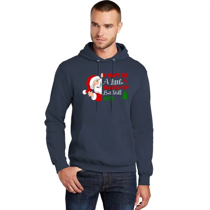 I May Be A Little Naughty But Still Nice Tall Hoodie