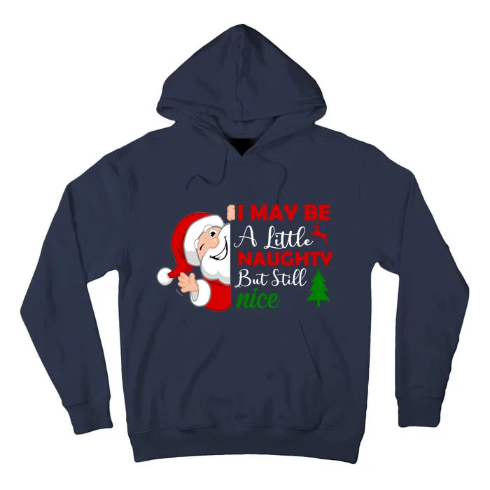 I May Be A Little Naughty But Still Nice Tall Hoodie