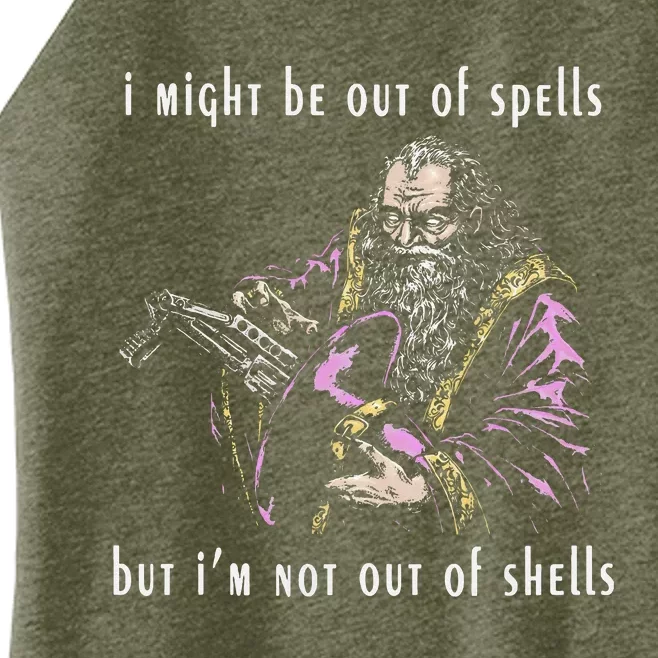 I Might Be Out Of Spells But IM Not Out Of Shells Up Women’s Perfect Tri Rocker Tank