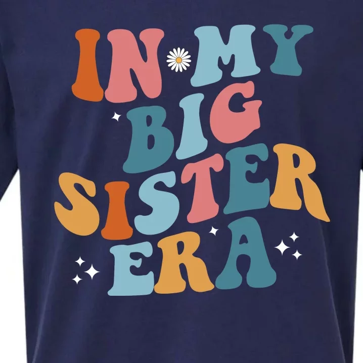 In My Big Sis Era Groovy Sueded Cloud Jersey T-Shirt