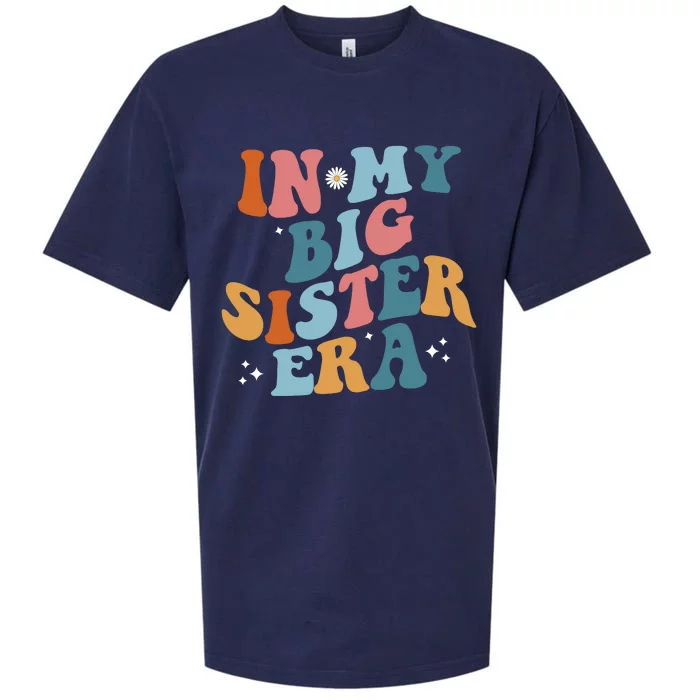 In My Big Sis Era Groovy Sueded Cloud Jersey T-Shirt