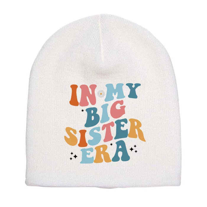 In My Big Sis Era Groovy Short Acrylic Beanie