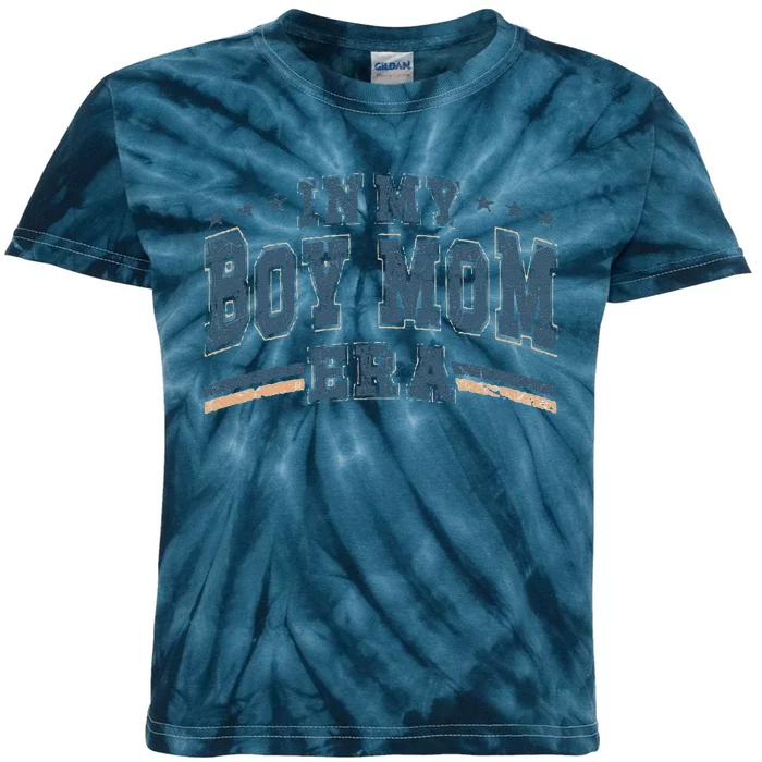 In My Boy Mom Era Boy Mama Era Kids Tie-Dye T-Shirt