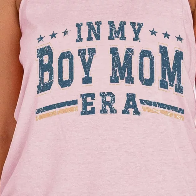 In My Boy Mom Era Boy Mama Era Women's Knotted Racerback Tank