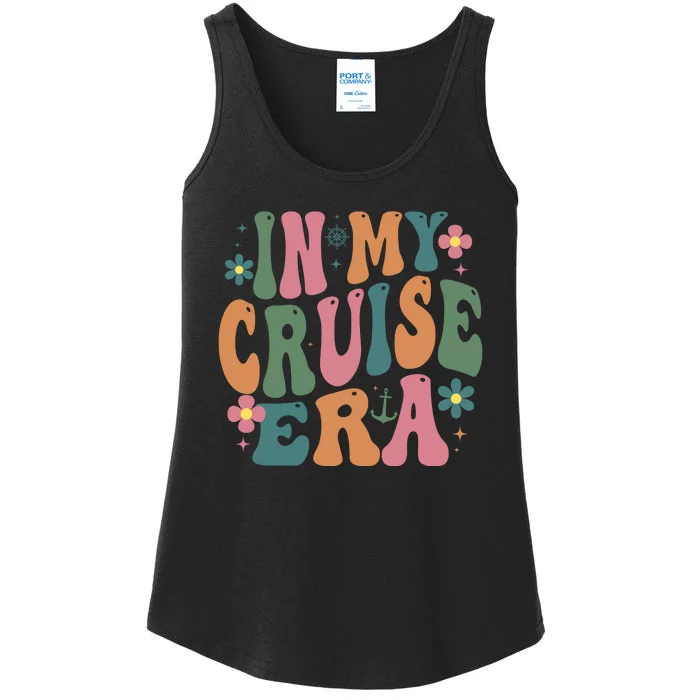 In My Cruise Era Cruising Lover Ladies Essential Tank