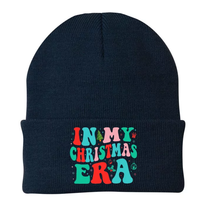 In My Christmas Era Cute Groovy Christmas Holiday Xmas Knit Cap Winter Beanie