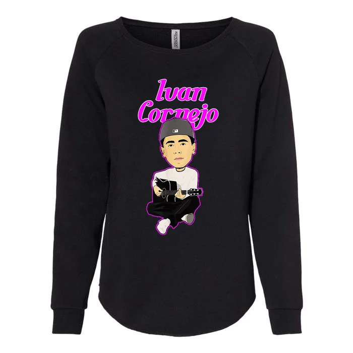 Ivan Mexico Cornejo Acustico Musica Cantante Music Mexico Womens California Wash Sweatshirt