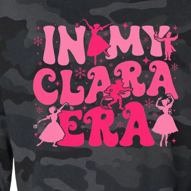 In My Clara Era Nutcracker Ballet Sugar Plum Fairy Groovy Cropped Pullover Crew