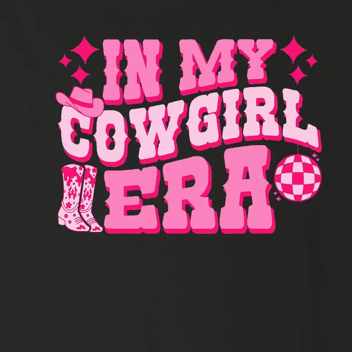 In My Cowgirl Era Groovy Cute Western Rodeo Toddler Long Sleeve Shirt