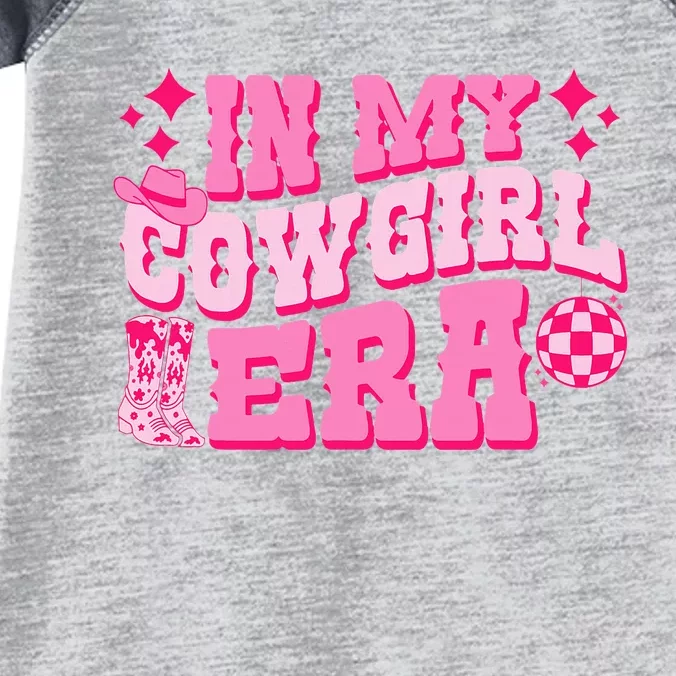 In My Cowgirl Era Groovy Cute Western Rodeo Infant Baby Jersey Bodysuit