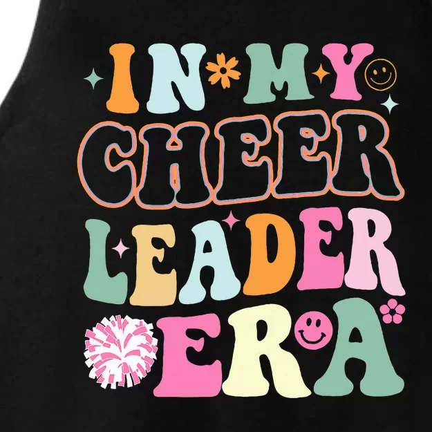 In My Cheer Leader Era Cheerleading Ladies Tri-Blend Wicking Tank