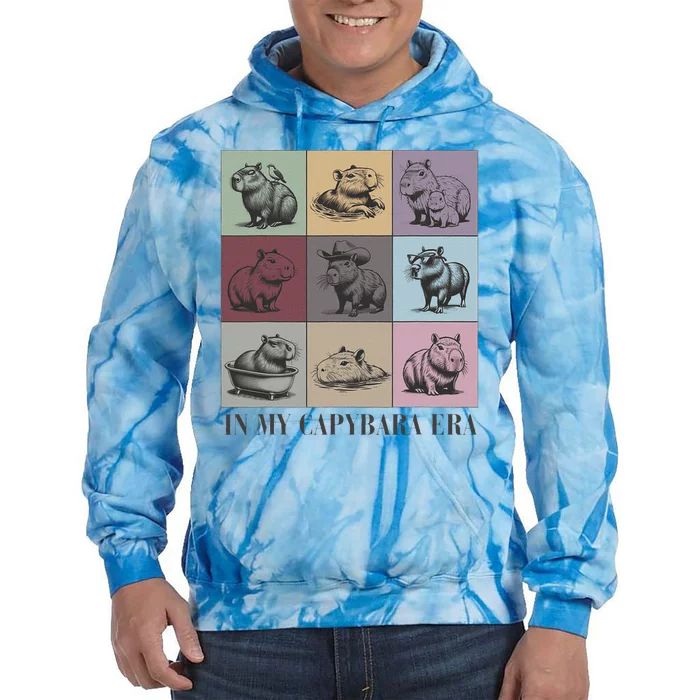 In My Capybara Era Capybara Lover Gift Tie Dye Hoodie