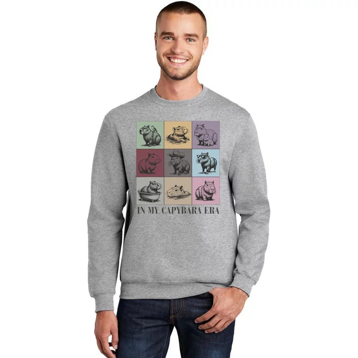 In My Capybara Era Capybara Lover Gift Tall Sweatshirt