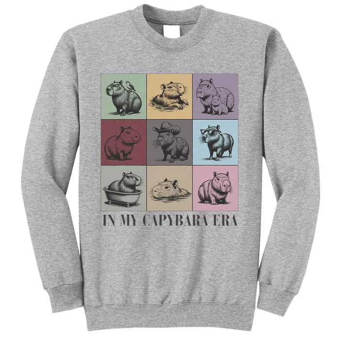 In My Capybara Era Capybara Lover Gift Tall Sweatshirt