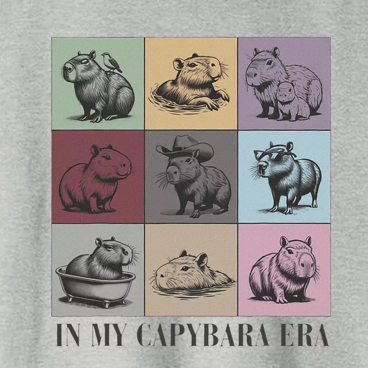 In My Capybara Era Capybara Lover Gift Women's Crop Top Tee