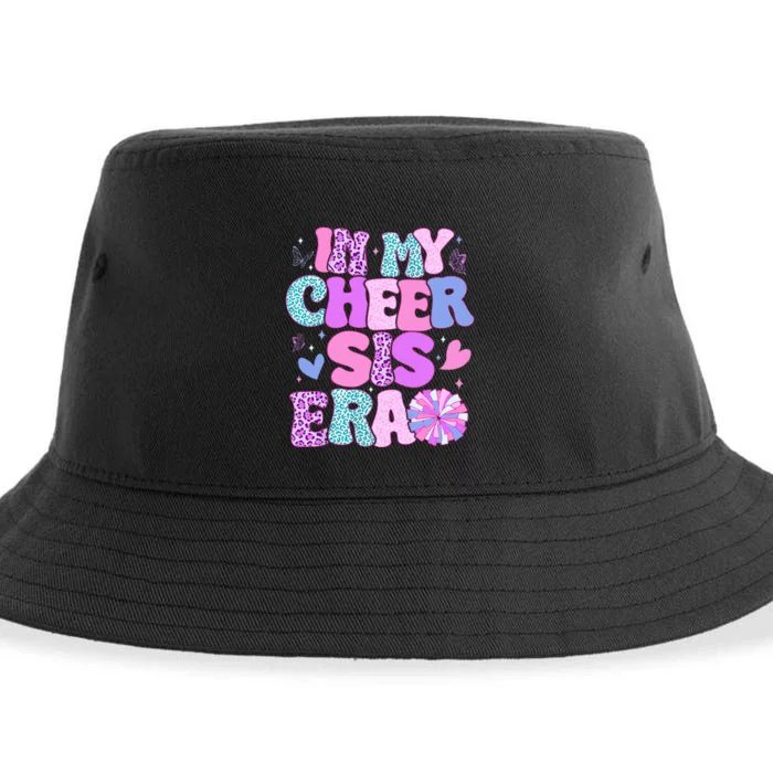 In My Cheer Sister Era Cheer Life Cheerleader Sport Sustainable Bucket Hat