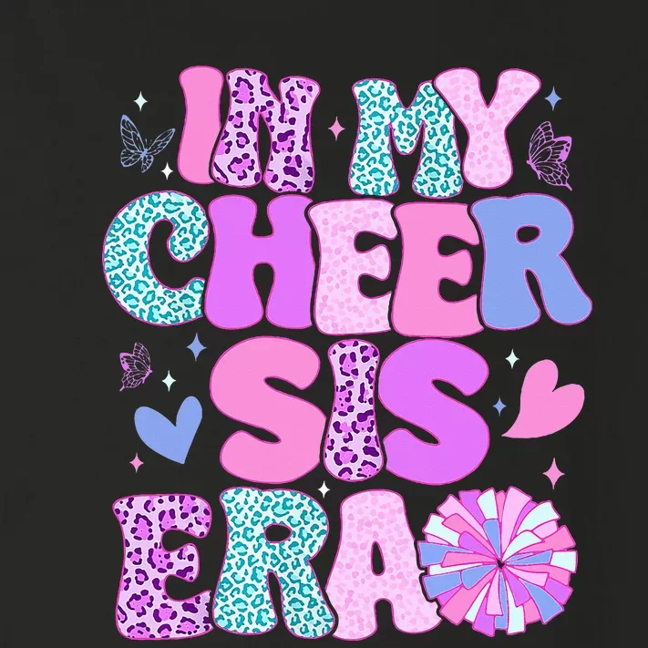 In My Cheer Sister Era Cheer Life Cheerleader Sport Toddler Long Sleeve Shirt