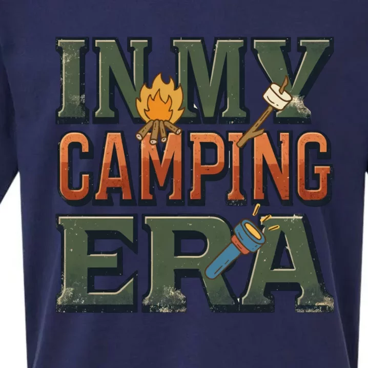 In My Camping Era Adventure Camping Lovers Meaningful Gift Sueded Cloud Jersey T-Shirt