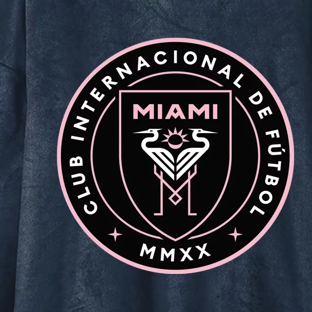 Inter Miami Cf Hooded Wearable Blanket