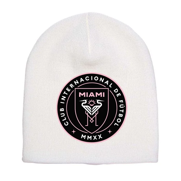 Inter Miami Cf Short Acrylic Beanie