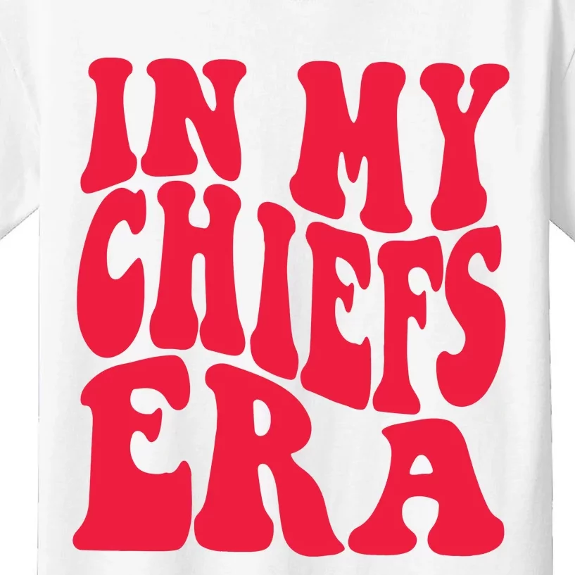 In My Chief Era Retro Football Season Kids T-Shirt