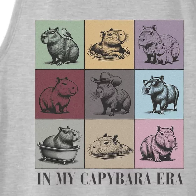 In My Capybara Era Capybara Lover Gift Ladies Tri-Blend Wicking Tank